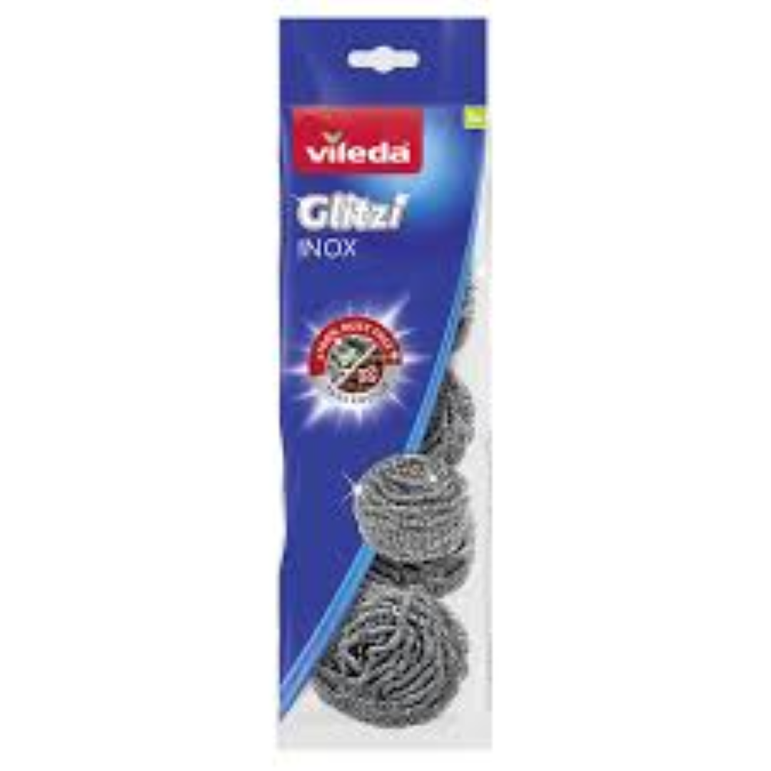 VILEDA INOX SCOURING SPIRAL 2PCS